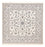 Alfombra Persa - Nain - Prima cuadrado  - 204 x 207 cm - gris claro