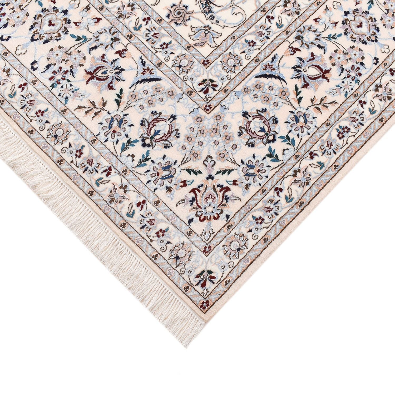 Alfombra Persa - Nain - Prima cuadrado  - 204 x 207 cm - gris claro