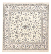 Alfombra Persa - Nain - Prima cuadrado  - 205 x 206 cm - gris claro