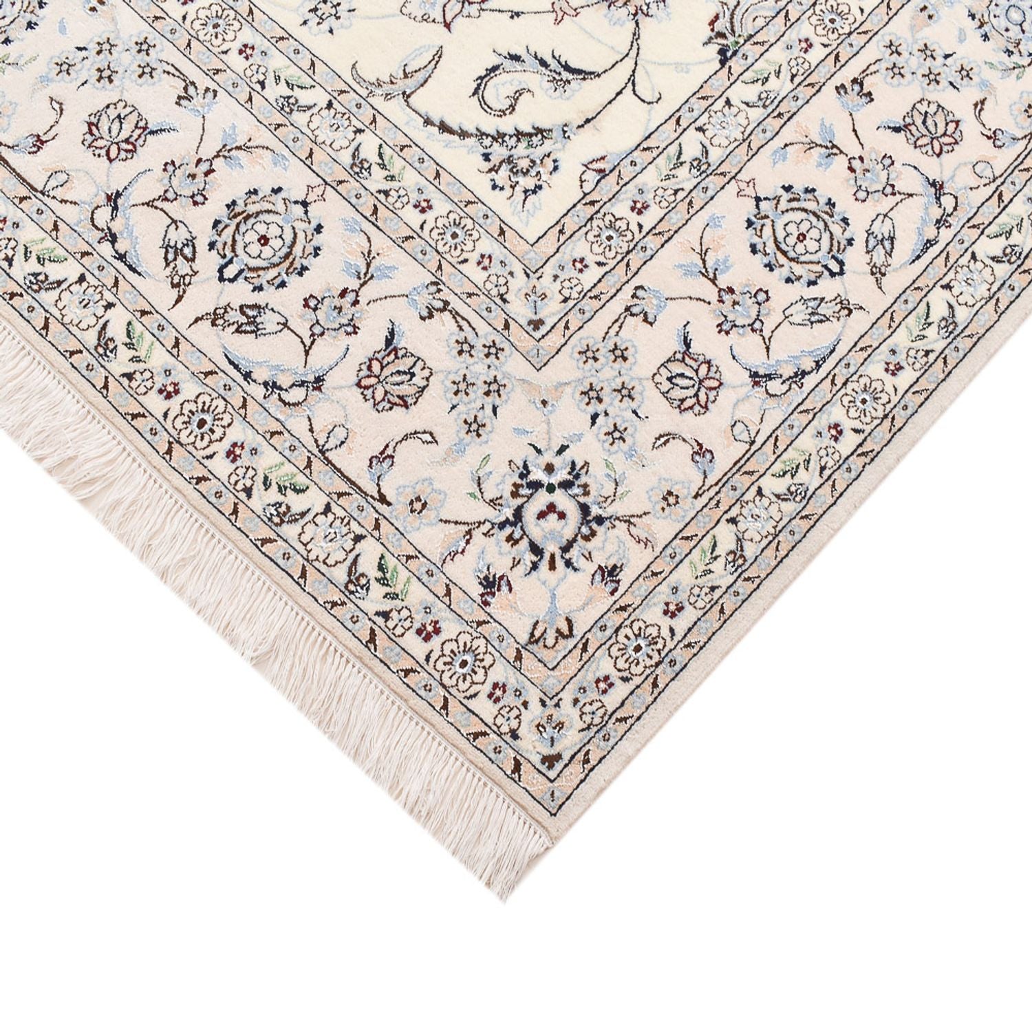 Alfombra Persa - Nain - Prima cuadrado  - 205 x 206 cm - gris claro