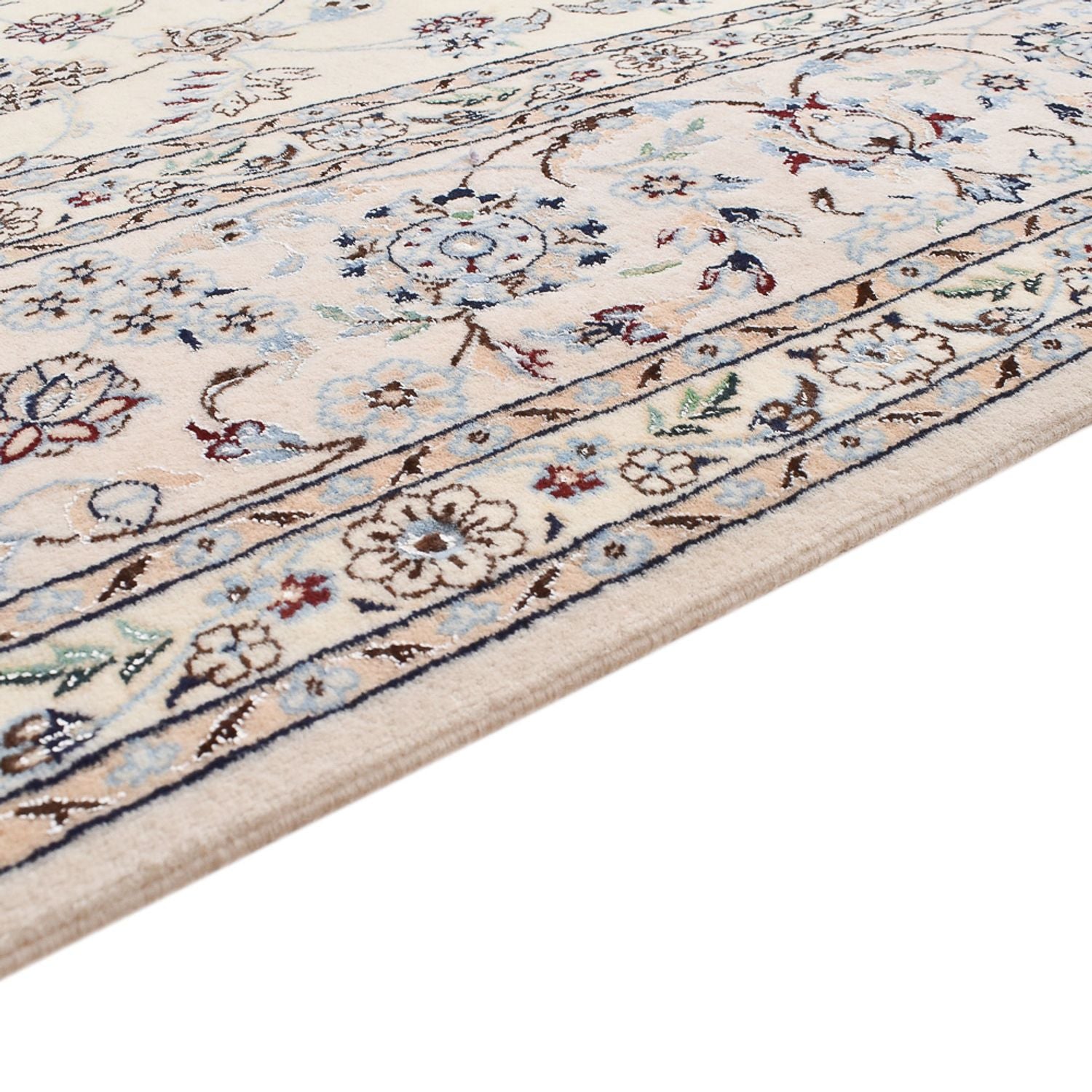 Alfombra Persa - Nain - Prima cuadrado  - 205 x 206 cm - gris claro