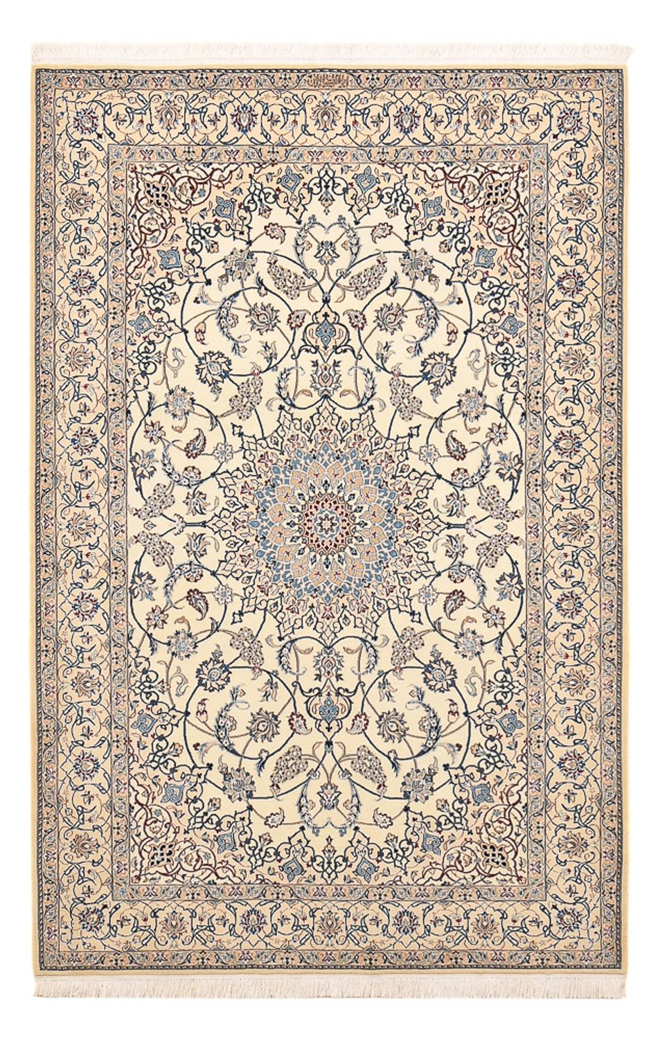 Alfombra Persa - Nain - Prima - 217 x 140 cm - arena
