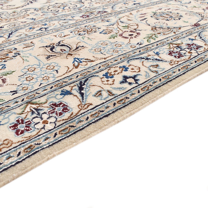 Alfombra Persa - Nain - Real - 305 x 205 cm - gris claro