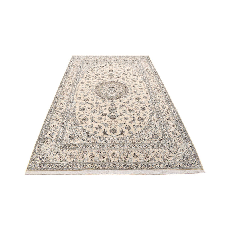 Alfombra Persa - Nain - Real - 305 x 205 cm - gris claro