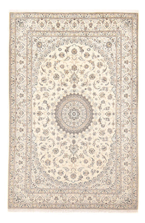 Alfombra Persa - Nain - Real - 305 x 205 cm - gris claro