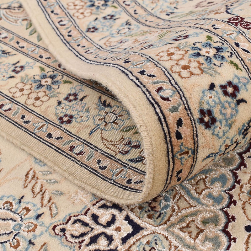 Alfombra Persa - Nain - Real - 305 x 205 cm - gris claro