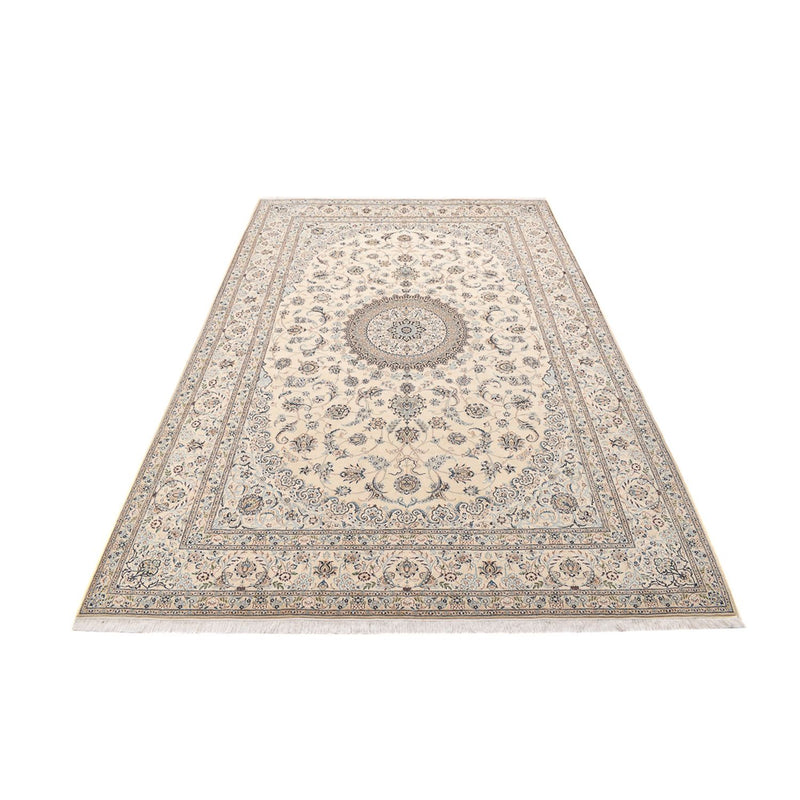 Alfombra Persa - Nain - Real - 305 x 205 cm - gris claro