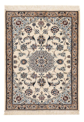 Alfombra Persa - Nain - Real - 87 x 66 cm - crema