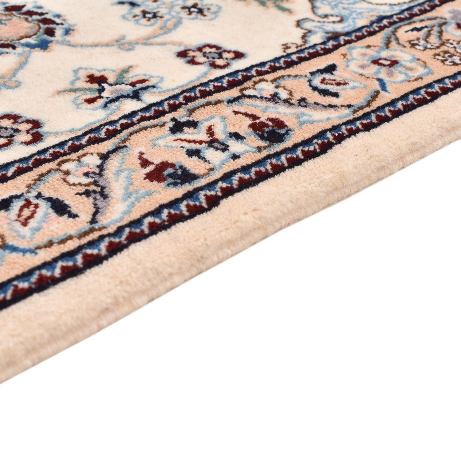 Alfombra Persa - Nain - Real - 87 x 66 cm - crema