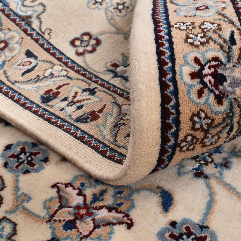 Alfombra Persa - Nain - Real - 87 x 66 cm - crema