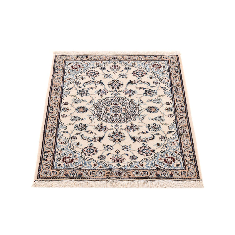 Alfombra Persa - Nain - Real - 87 x 66 cm - crema