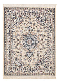 Alfombra Persa - Nain - Real - 105 x 81 cm - gris claro