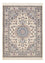 Alfombra Persa - Nain - Real - 105 x 81 cm - gris claro