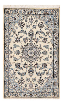 Alfombra Persa - Nain - Real - 109 x 69 cm - gris claro