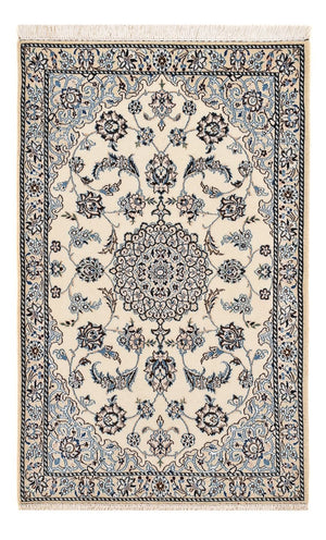 Alfombra Persa - Nain - Real - 109 x 69 cm - gris claro