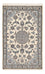 Alfombra Persa - Nain - Real - 109 x 69 cm - gris claro