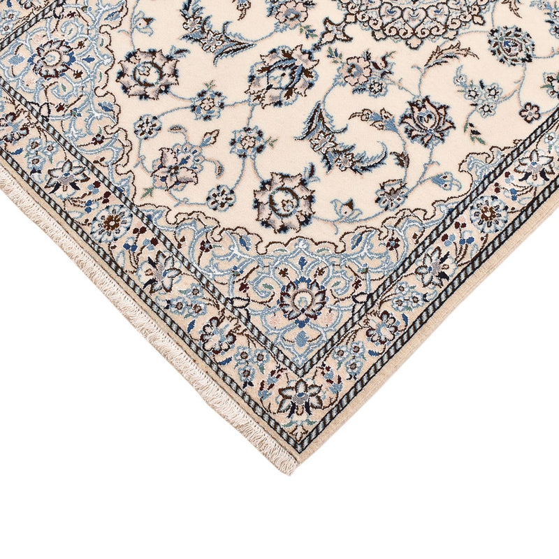 Alfombra Persa - Nain - Real - 109 x 69 cm - gris claro