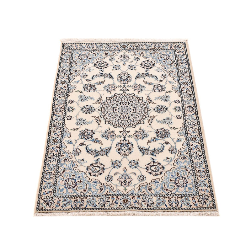 Alfombra Persa - Nain - Real - 109 x 69 cm - gris claro