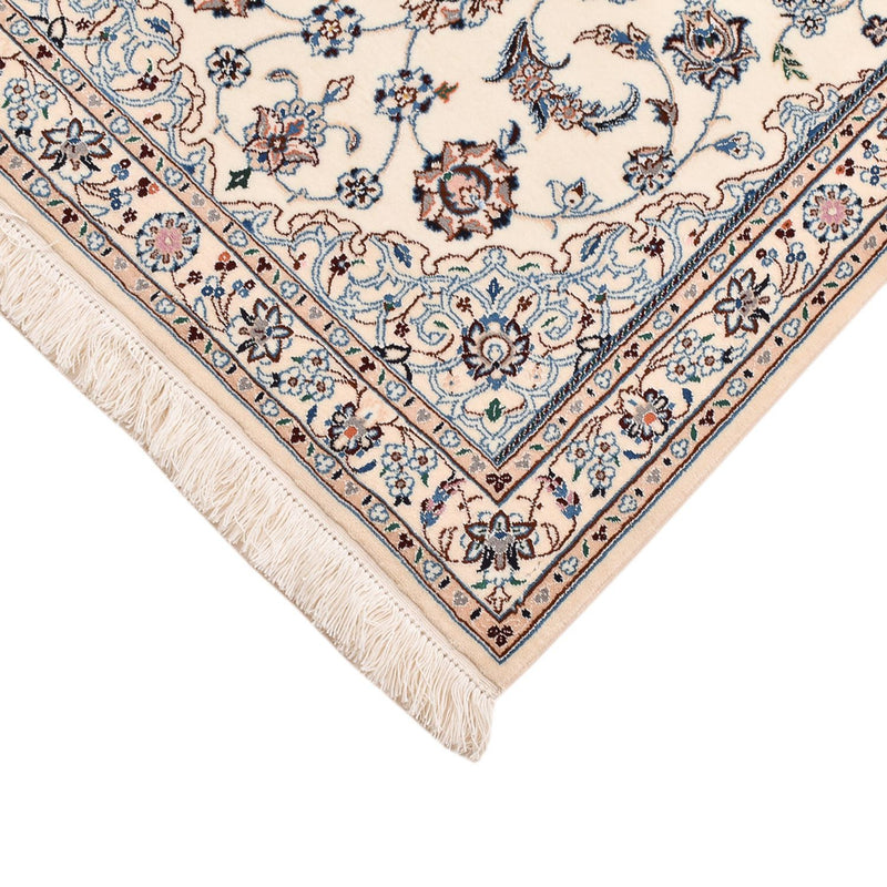 Alfombra Persa - Nain - Real - 108 x 72 cm - gris claro
