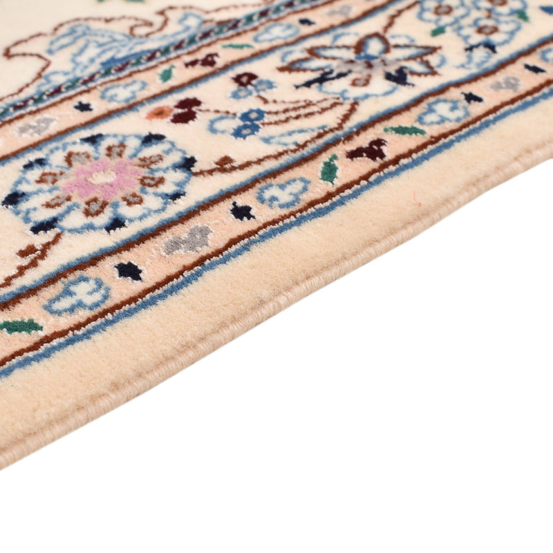 Alfombra Persa - Nain - Real - 108 x 72 cm - gris claro
