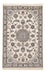 Alfombra Persa - Nain - Real - 108 x 71 cm - gris claro