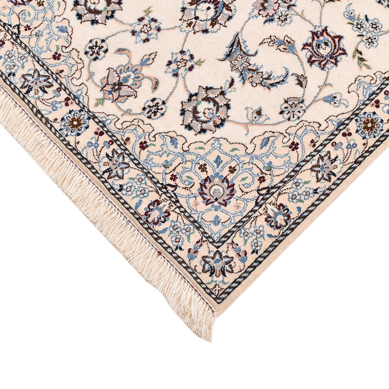 Alfombra Persa - Nain - Real - 108 x 71 cm - gris claro