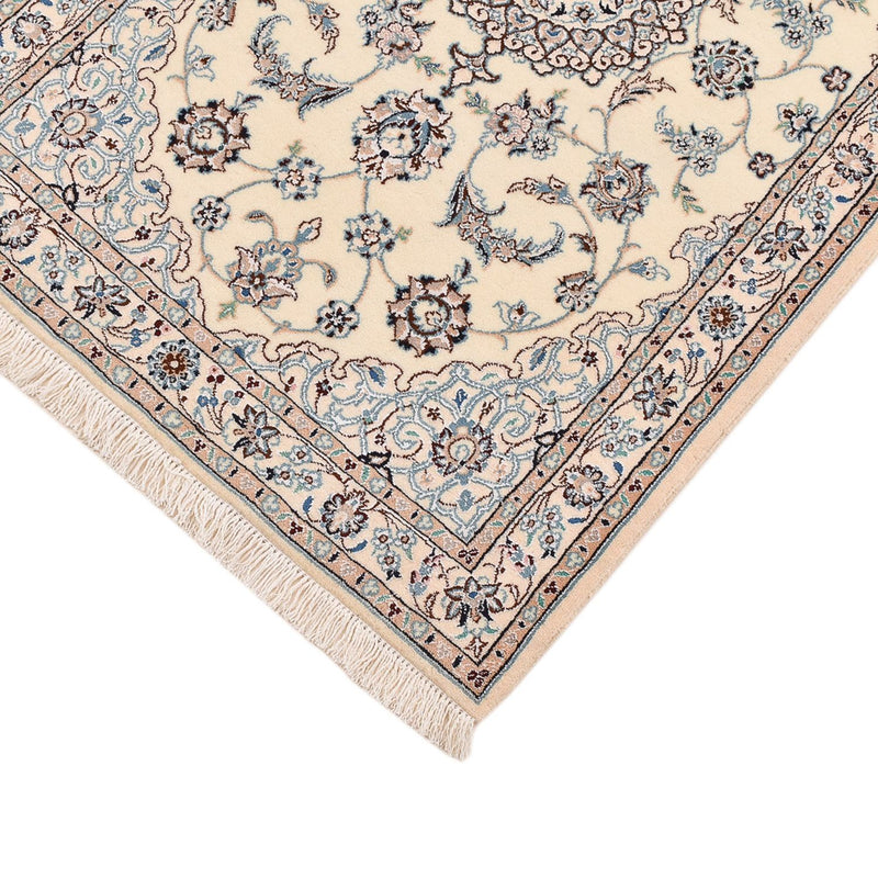 Alfombra Persa - Nain - Real - 113 x 74 cm - gris claro