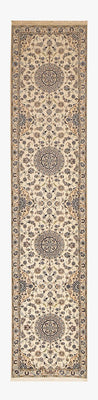 Alfombra de pasillo Alfombra Persa - Nain - Prima - 403 x 87 cm - beige