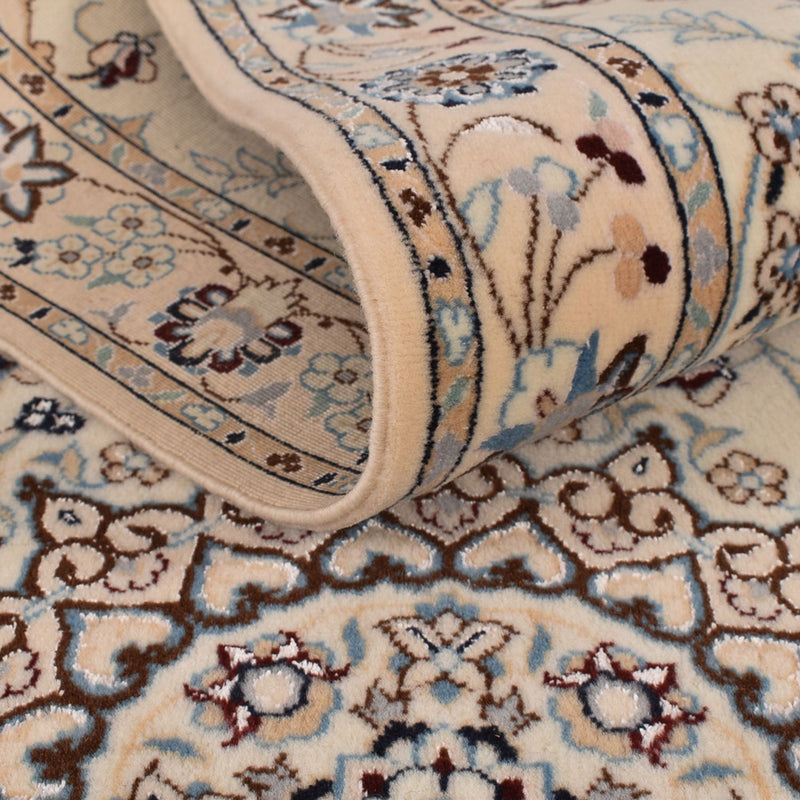 Alfombra de pasillo Alfombra Persa - Nain - Prima - 403 x 87 cm - beige