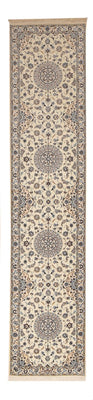 Alfombra de pasillo Alfombra Persa - Nain - Prima - 397 x 87 cm - beige