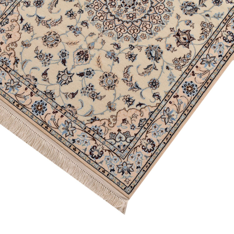 Alfombra de pasillo Alfombra Persa - Nain - Prima - 397 x 87 cm - beige