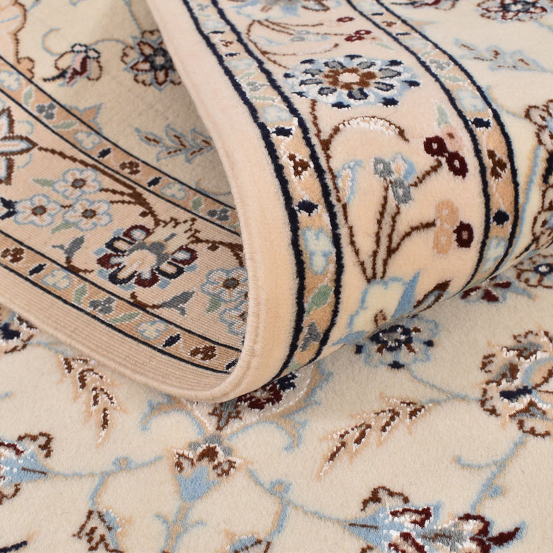 Alfombra de pasillo Alfombra Persa - Nain - Prima - 397 x 87 cm - beige
