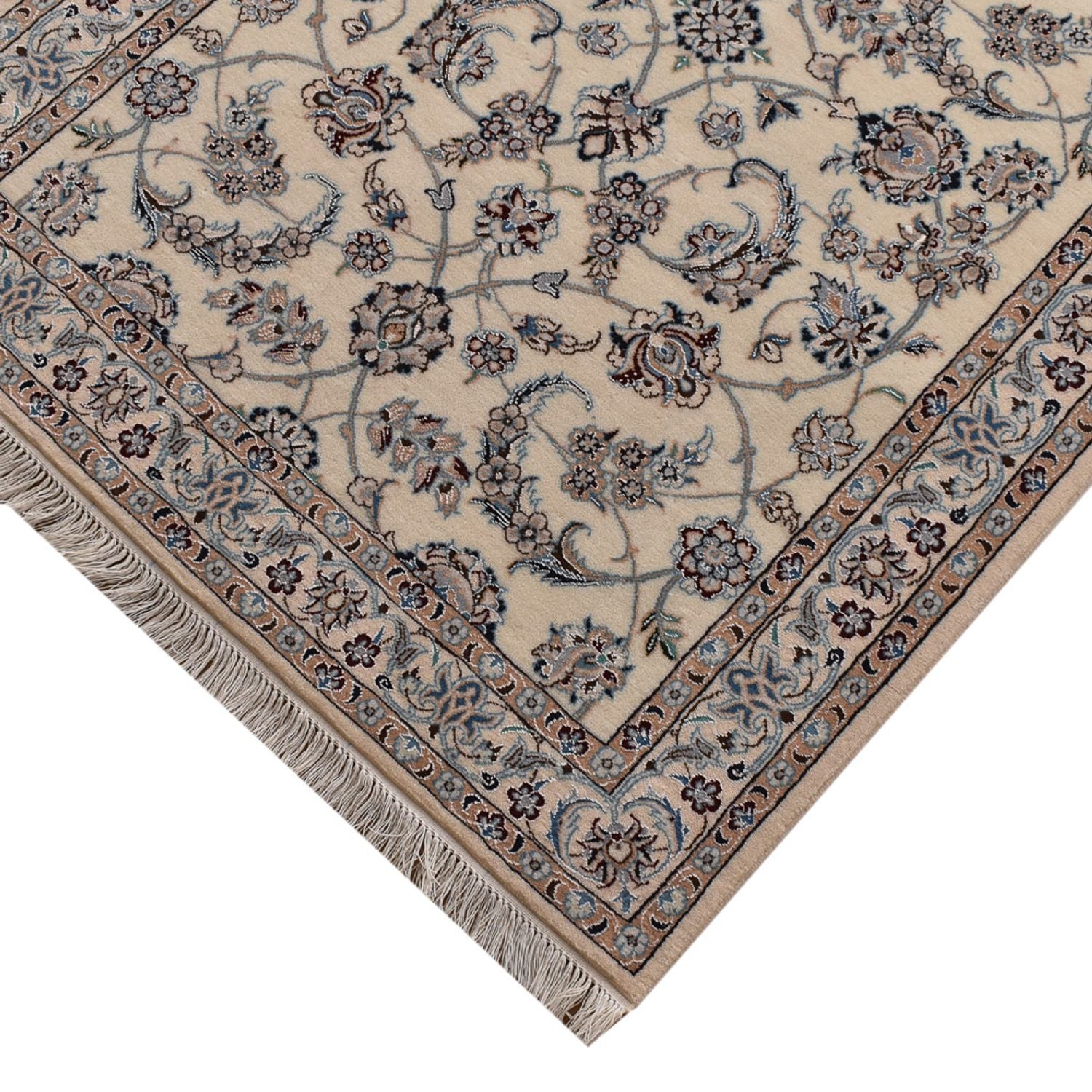 Alfombra de pasillo Alfombra Persa - Nain - Prima - 520 x 100 cm - beige