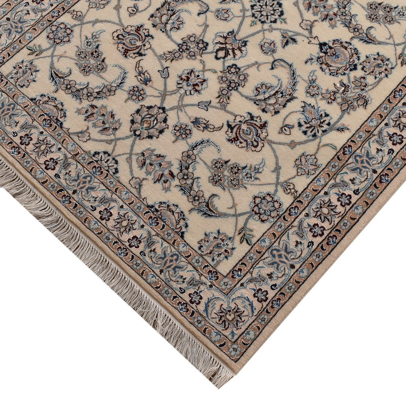 Alfombra de pasillo Alfombra Persa - Nain - Prima - 520 x 100 cm - beige