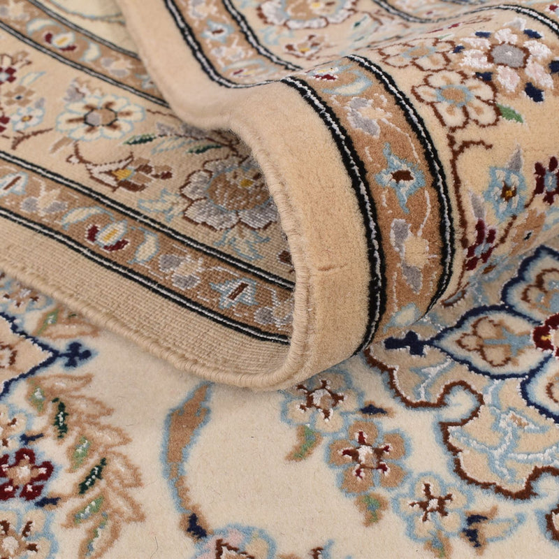 Alfombra de pasillo Alfombra Persa - Nain - Prima - 400 x 100 cm - beige