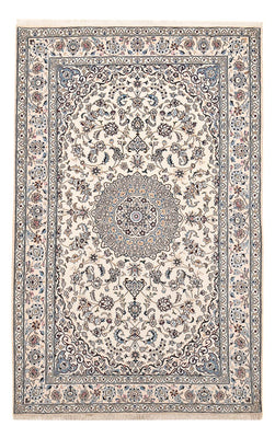 Alfombra Persa - Nain - Real - 250 x 155 cm - gris claro