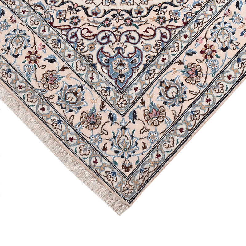 Alfombra Persa - Nain - Real - 250 x 155 cm - gris claro