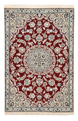 Alfombra Persa - Nain - Real - 130 x 88 cm - rojo