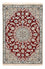 Alfombra Persa - Nain - Real - 130 x 88 cm - rojo
