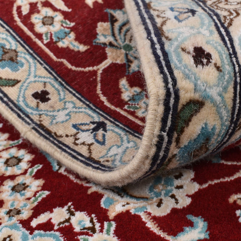 Alfombra Persa - Nain - Real - 130 x 88 cm - rojo