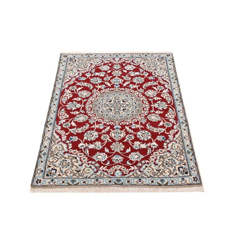 Alfombra Persa - Nain - Real - 130 x 88 cm - rojo