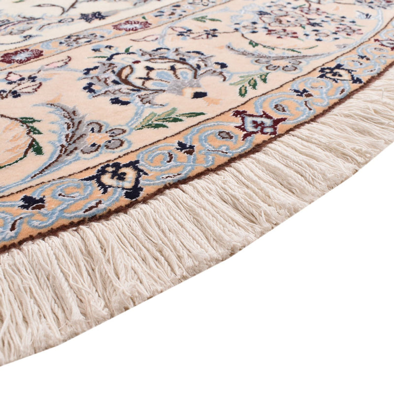 Alfombra Persa - Nain - Prima redondo  - 252 x 252 cm - crema