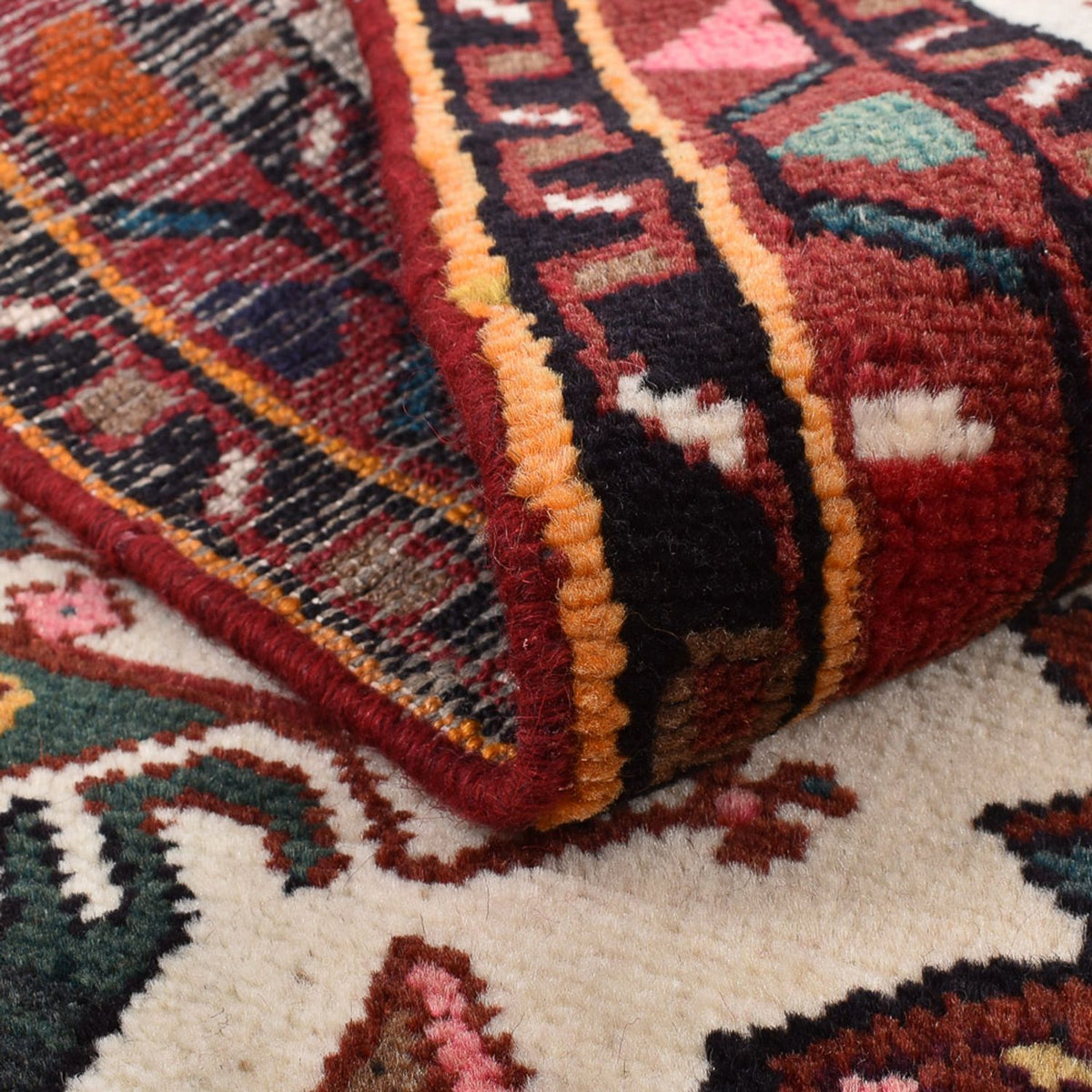 Alfombra persa - Nómada - 123 x 88 cm - multicolor