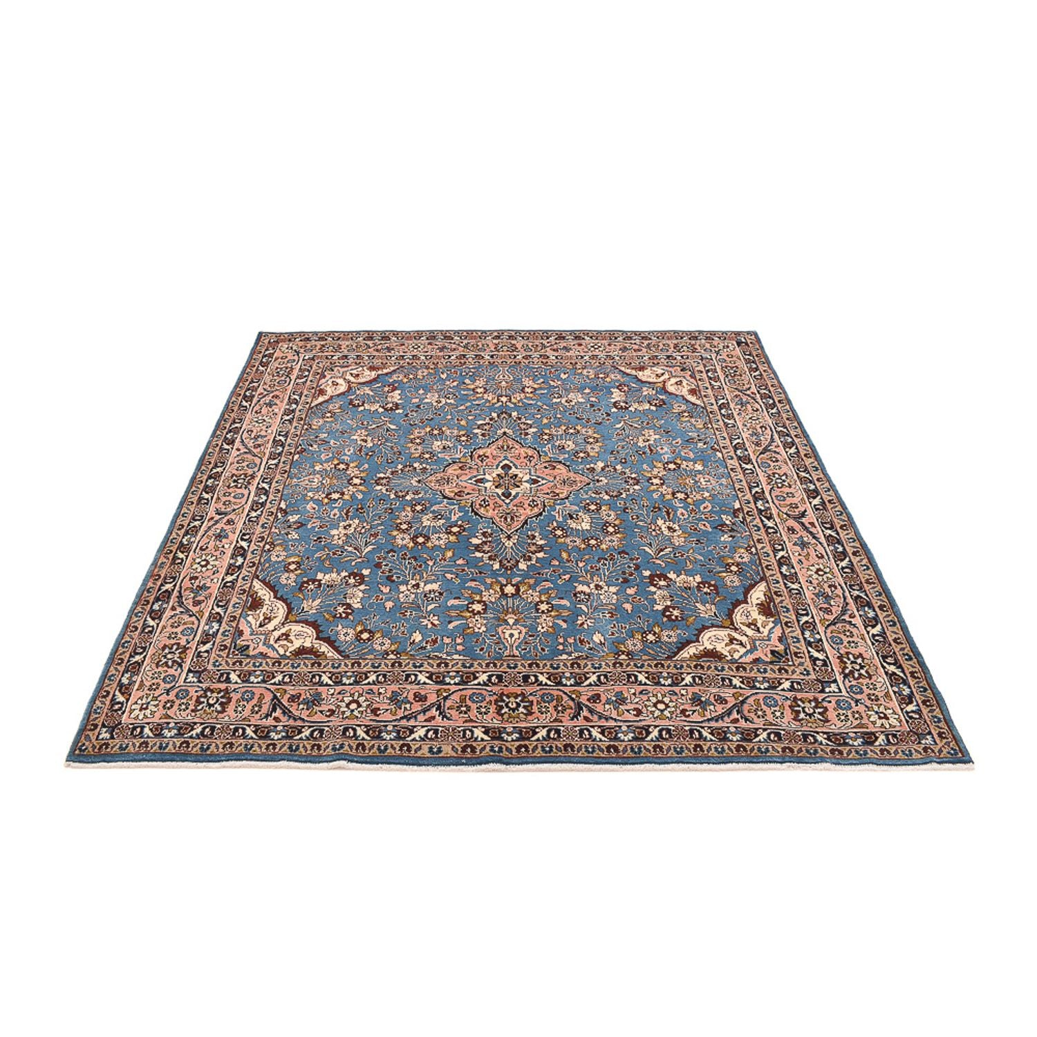 Alfombra persa - Nómada cuadrado  - 211 x 206 cm - azul