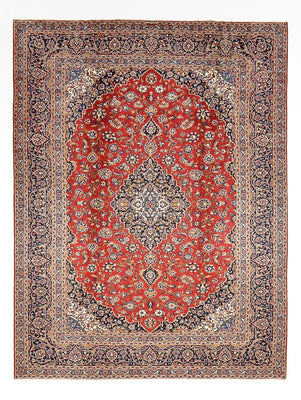 Alfombra persa - Keshan - 409 x 301 cm - rojo