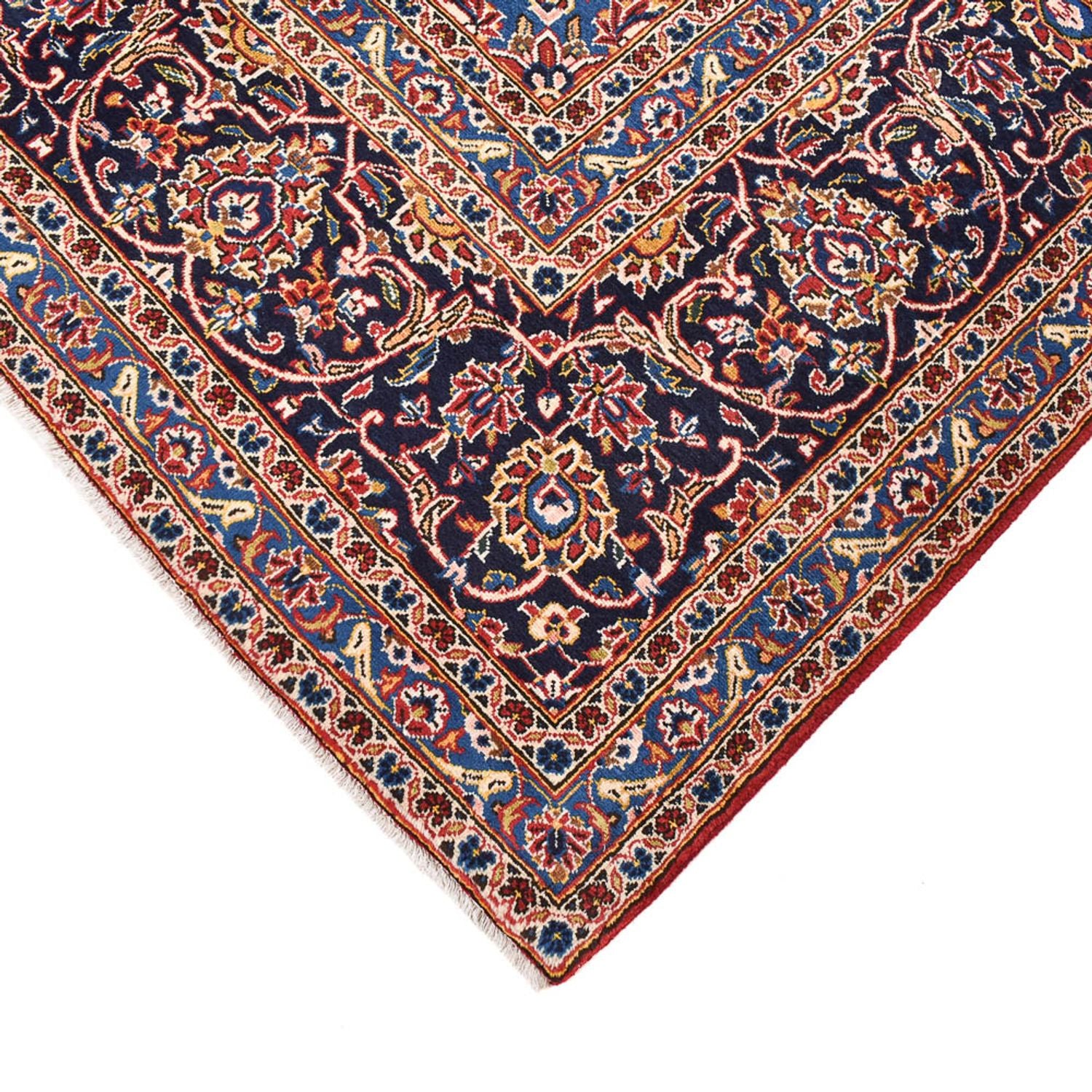 Alfombra persa - Keshan - 409 x 301 cm - rojo