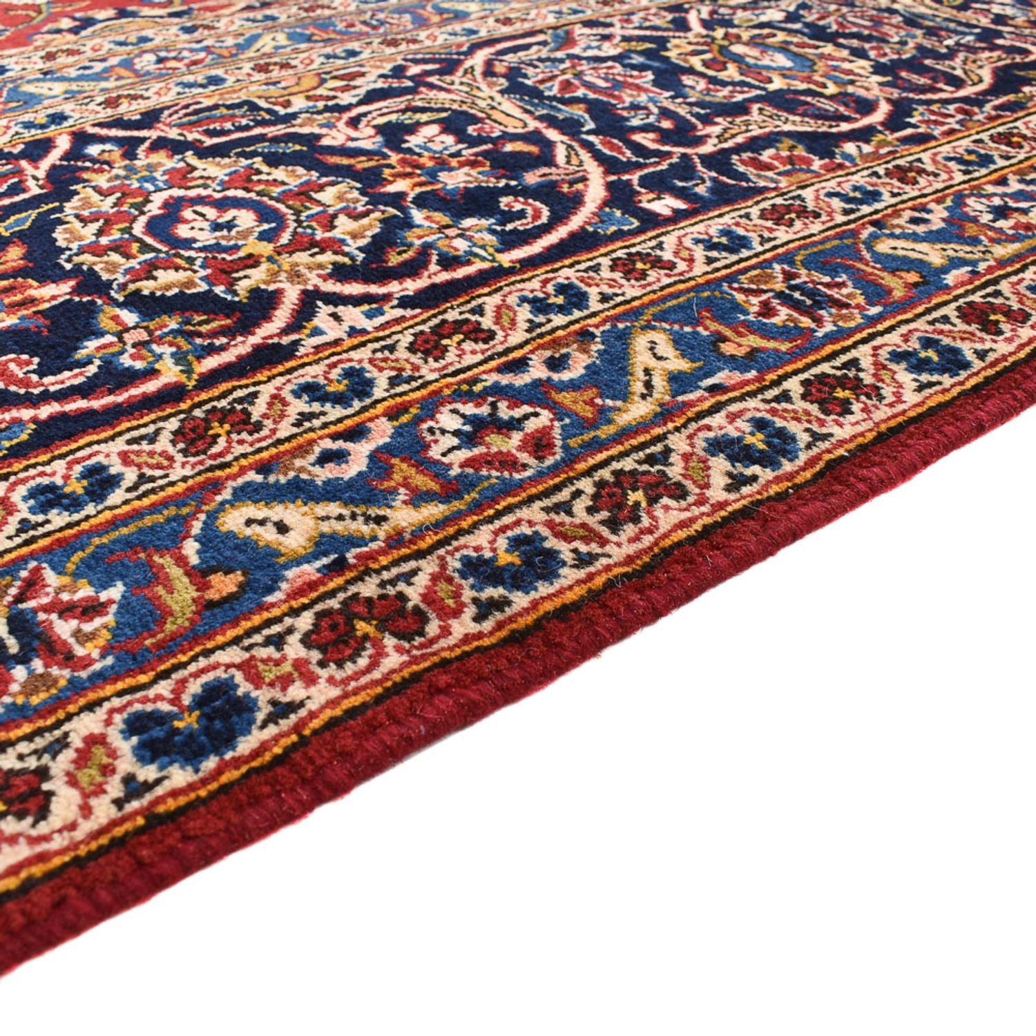 Alfombra persa - Keshan - 409 x 301 cm - rojo
