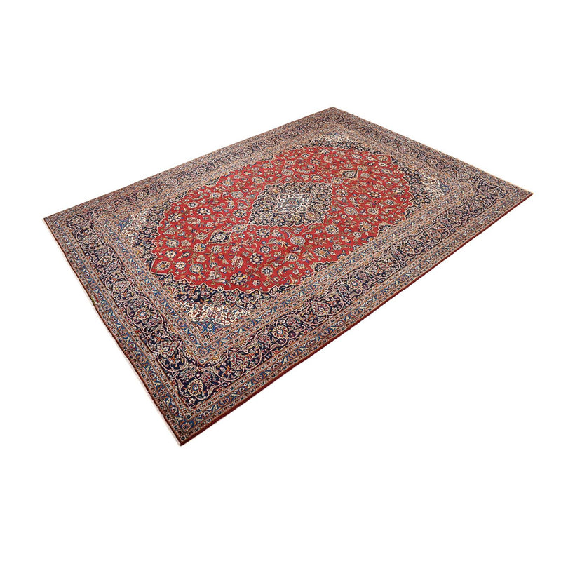 Alfombra persa - Keshan - 409 x 301 cm - rojo