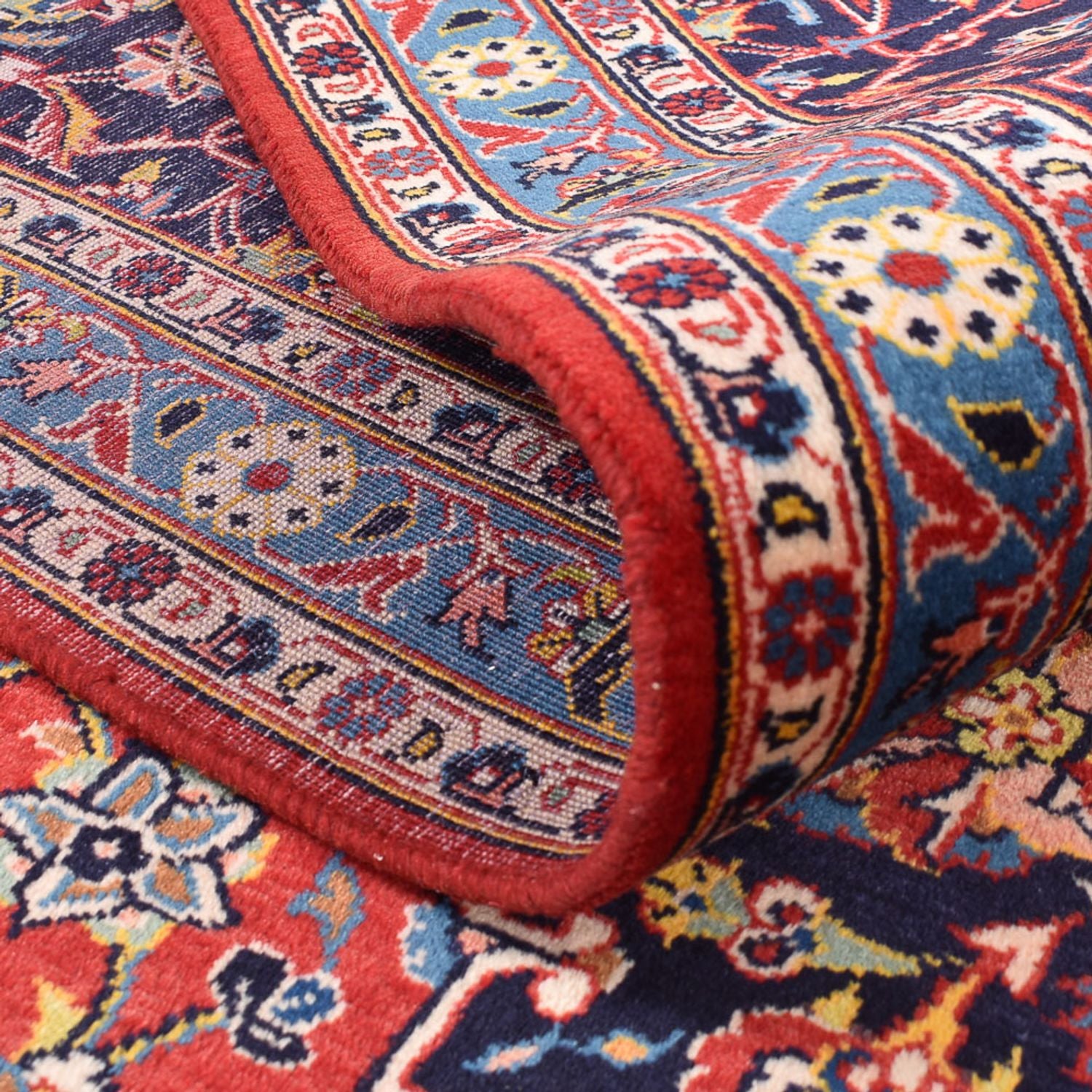 Alfombra persa - Keshan - 420 x 302 cm - rojo