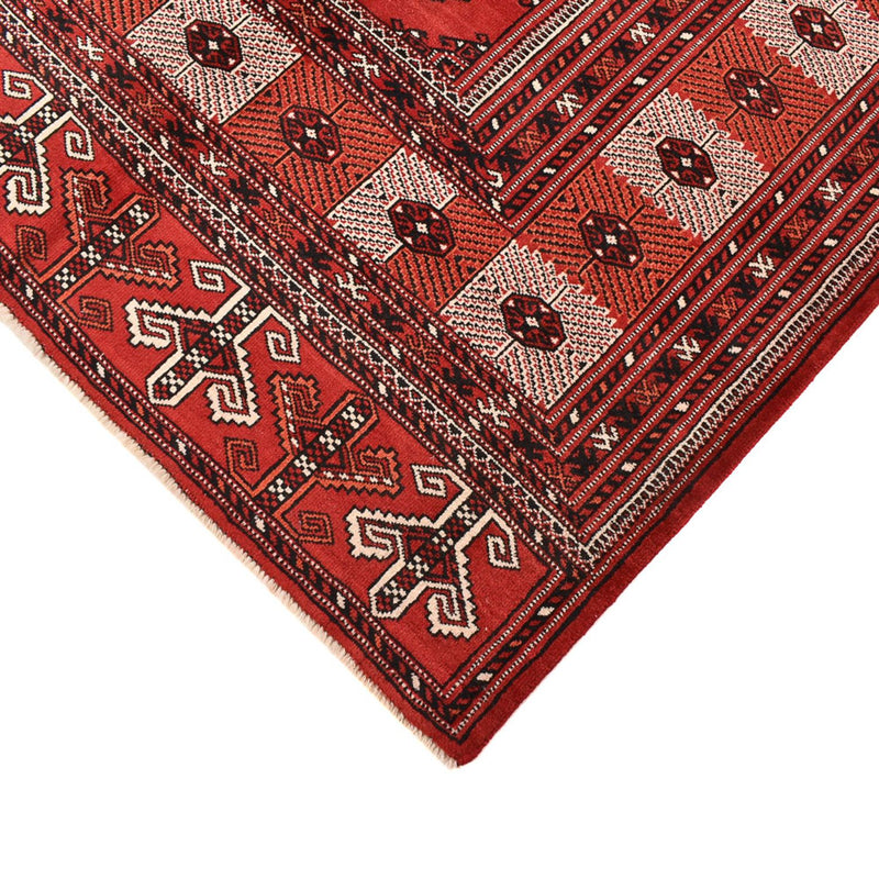 Alfombra Turkaman - 378 x 295 cm - rojo